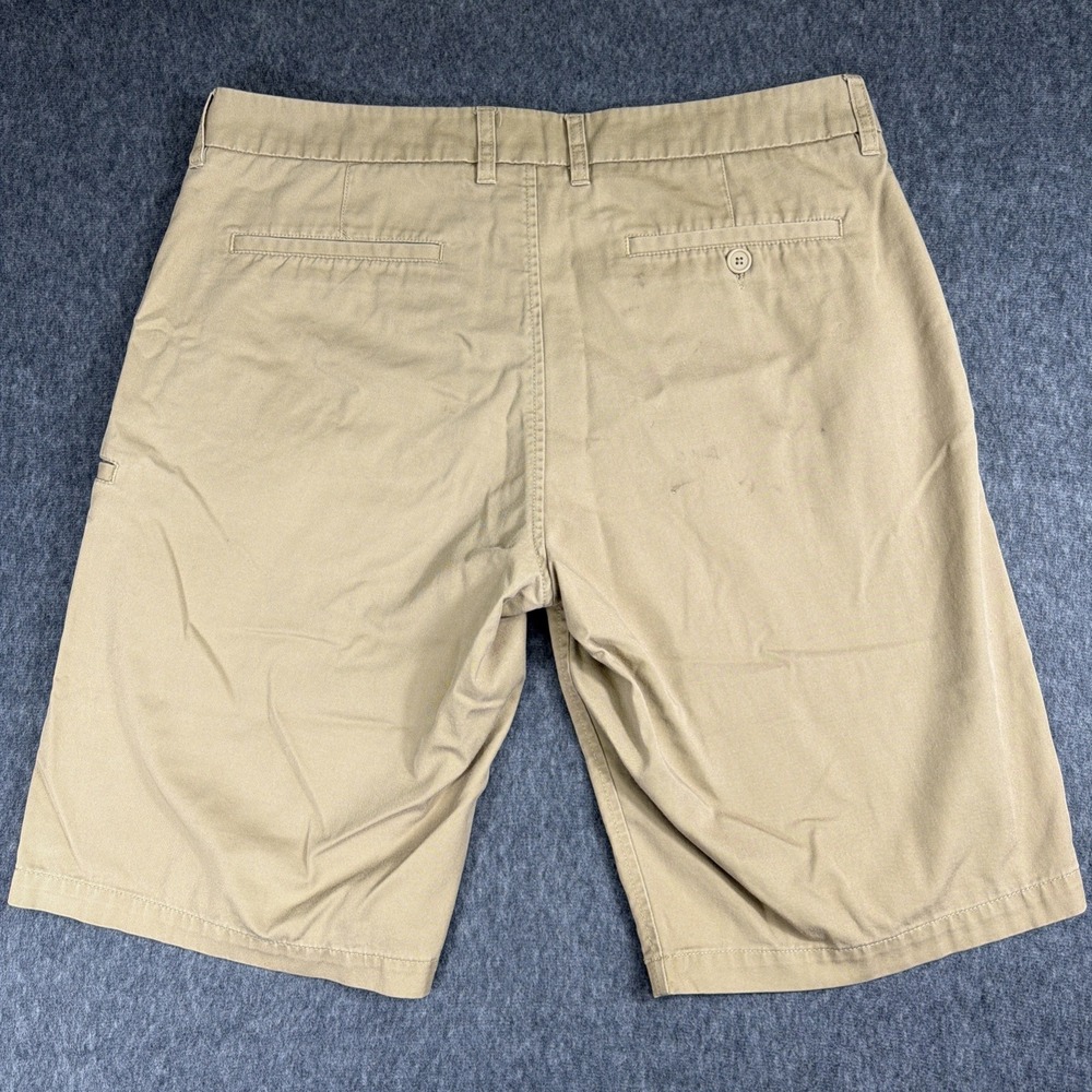FOX Motocross Shorts Men's 36 Y2K Racing Tan Khaki Work Stained - Picture 8 of 13